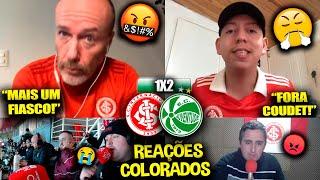 REAÇÕES dos COLORADOS FURIOSOS com a DERROTA - INTERNACIONAL 1X2 JUVENTUDE REACT COPA DO BRASIL