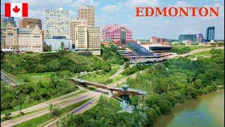   Discover CANADA - EDMONTON Downtown Alberta  4K Canadian Travel video vlog