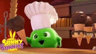 SUNNY BUNNIES - HOPPERS CHOCOLATE ICE CREAM  Season 7  Cartoons for Kids