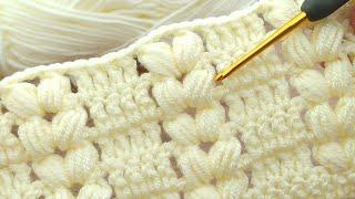 PERFECT very easy crochet baby blanket model  tığ işi muhteşem bebek battaniyesi anlatımı