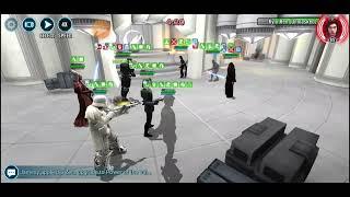 Imperial Troopers with Shaak Ti v Lord Vader Maul and triple tank