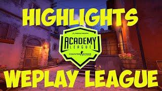 WePlay Academy League - CSGO Highlights - DAY №1