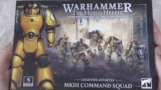 Legiones Astartes - Mk.III Command Squad - Unboxing HH