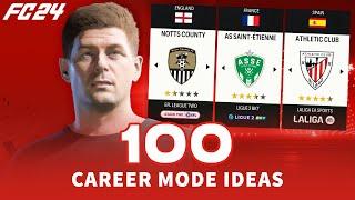 *100* CAREER MODE SAVE IDEAS IN FC24 