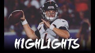 Brett Rypien  Full Broncos Preseason Highlights