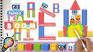 Make Block Letters & KABOOM it with Pango Stacking Cube Puzzles