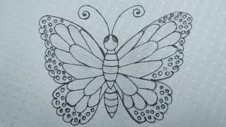 Eye-catching Hand Embroidery Design Of A Butterfly  I Beautiful Stitches  Embroidery Queen