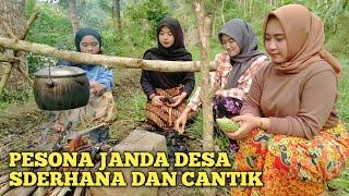 Janda cantik dan menawan bersama Gadis Desa Cantik ngaliwet