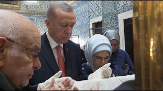 President Erdogan made the opening of some parts of Topkapı Palace whose restoration was completed