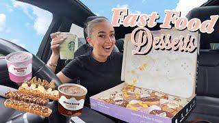 24 Hours ONLY EATING NEW Fast Food DESSERTS