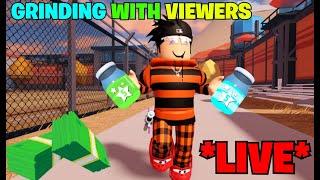 Grinding Hypers And Money With Viewers In Roblox Jailbreak LIVE