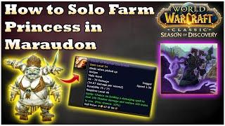 Solo farm Blade of the Eternal Darkness in Maraudon as Shadow Priest WoW SoD