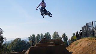 Riding Sur Ron X E-Bike On Epic Jumps Private BMX Playground