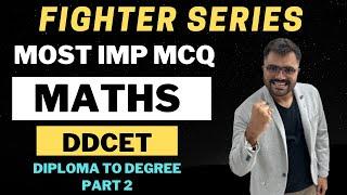 DDCET - FIGHTER SERIES -MATHS MOST IMP MCQ - PART -2