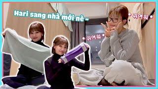 한 Vlog Hàn Quốc #2  Hari thuê nhà mới sắm nội thất unbox mỏi tay luôn  새 집에서 언박싱 손이 몹시 아프다