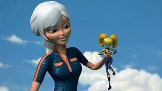 Ginormica grabs Staabi Part 1 from Monsters vs Aliens TV Series {Giantess}