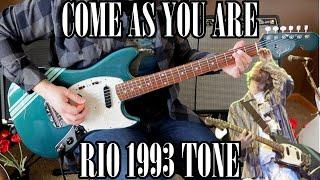 Nirvana Come As You Are Guitar Cover  Hollywood Rock Festival 1993 Rio de Janeiro Tone