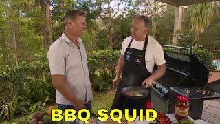 HOW TO  BBQ SQUID  EASY RECIPE PAUL BREHENY  THE HOOK AND THE COOK