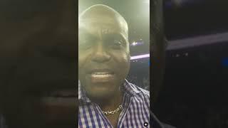 Carl Lewis at the Worlds Biggest Rodeo Houston 2023.