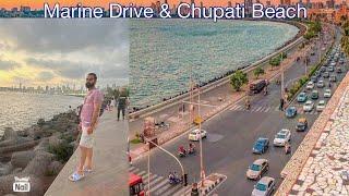 Marine Drive mumbai ️  Girgaon chowpatty beach 2024