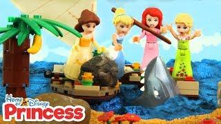  LEGO Disney Princess OCEAN ADVENTURES Stop Motion Animation Cartoons for Kids