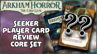 Seeker Player Card Review  Core Set  Arkham Horror The Card Game