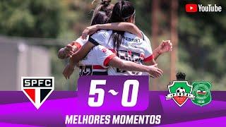 SÃO PAULO 5 X 0 PINDA  MELHORES MOMENTOS  RODADA 11  PAULISTÃO FEMININO 2024