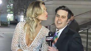 10 INCREDIBLE KISSING REPORTERS CAUGHT ON TV