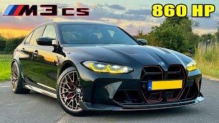 860HP BMW M3 CS  331KMH  206MPH REVIEW on AUTOBAHN