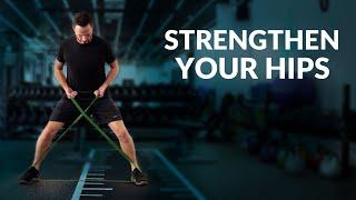 Strengthen your HIPS with this simple RESISTANCE BAND exercise.