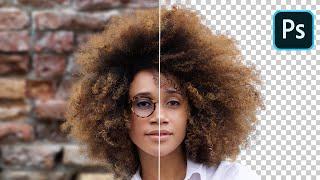 CUT OUT Hair FAST and EASY Compositing Tips in Adobe Photoshop 2020