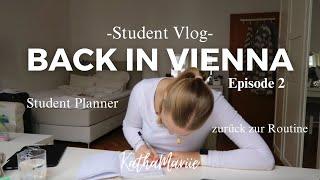 STUDENT VLOG I neues Semester Student Planner Alltagsroutinen I KathaMariie