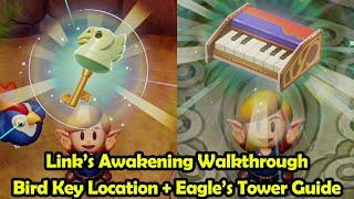Eagles Tower Walkthrough + Bird Key Location - The Legend of Zelda Links Awakening Switch