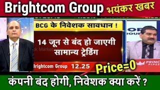 Brightcom share latest news Anil SinghviDelisting ?bcg share latest newsanalysisbcg target