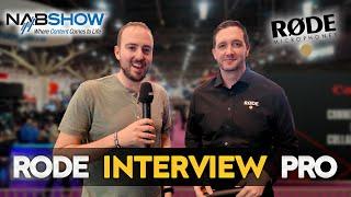 RØDE Interview Pro Microphone at NAB Show 2024