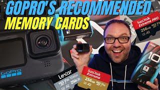 GoPro Recommended Memory Cards for GoPro Hero 10 Black Best SD Cards for GoPro
