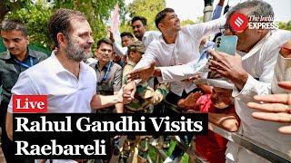 Rahul Gandhi Visits Raebareli Meets Family Of Martyr Captain Anshuman Singh