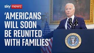 US President Joe Biden speaks after prisoner swap  Watch in full