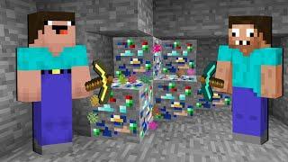 NOOB And PRO Found a NEW Secret Ore In Minecraft  Noob vs Pro Like Maizen Mikey And JJ