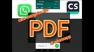 Cara mengirim foto PDF di Whatsapp