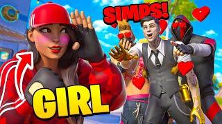 Pretending To be A Girl goes Wrong  Fortnite Party Royale #3