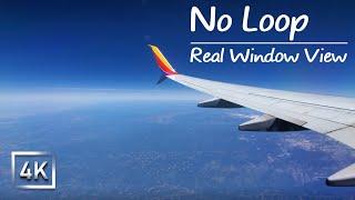 Relaxing Airplane Sounds. Real Window View and SoundsfFor Sleeping Studying and Relaxing. Southwest