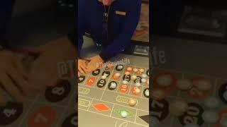 Roulette Dealer schooled me at the table #ThatCasinoLife #Roulette #Vegas