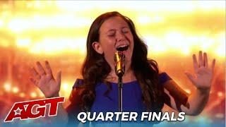 Roberta Battaglia Sofias Golden Buzzer Renders Kelly Clarkson SPEECHLESS At The Quarterfinals