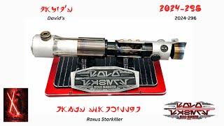 Davids Raxus Starkiller Neopixel Lightsaber with Proffie and Goth Master Chassis