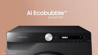 Samsung AI Ecobubble™️ Washing Machine AI Control