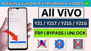 ViVO Y21Y21SY21GY21T Frp BypassUnlock  Without PC Android 1213  Google Account Bypass 2024