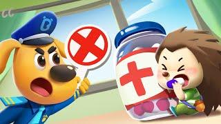 Medicine is not Candy  Home Safety  Detective Cartoon Kids Cartoon  Sheriff Labrador