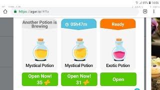 Agar.io How to get ExoticMystical potions on your phone in 1 minute no app no hack 100% work