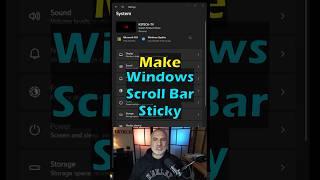 Make Windows 11 Scroll Bar visible #windows11 #shorts